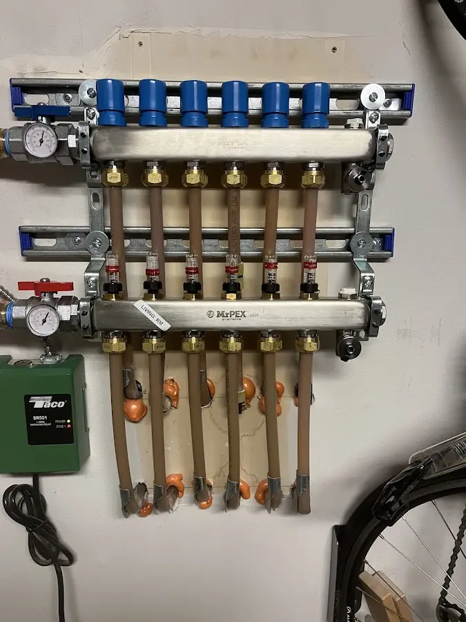 Plumber performing Gas Leak Detection at a residential property in University Place